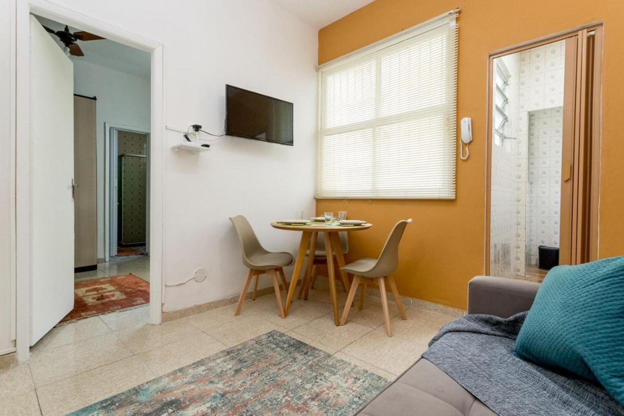Conforto E Relax, Caminhando Para A Praia De Copacabana, Quarto E Sala, Completo, Com Wi Fi, Cozinha, Ar Condicionado 里约热内卢 外观 照片